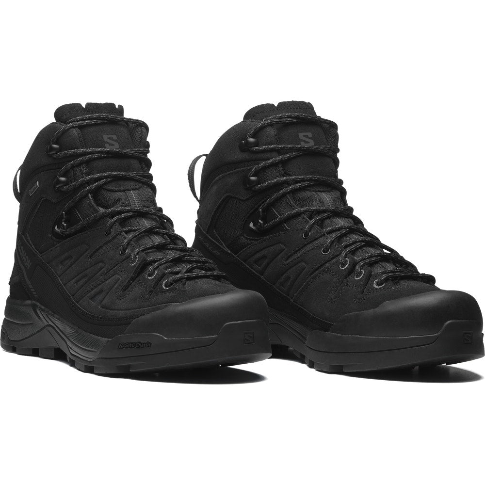 Waterproof Leather Mid Hiking Sneaker - Gray