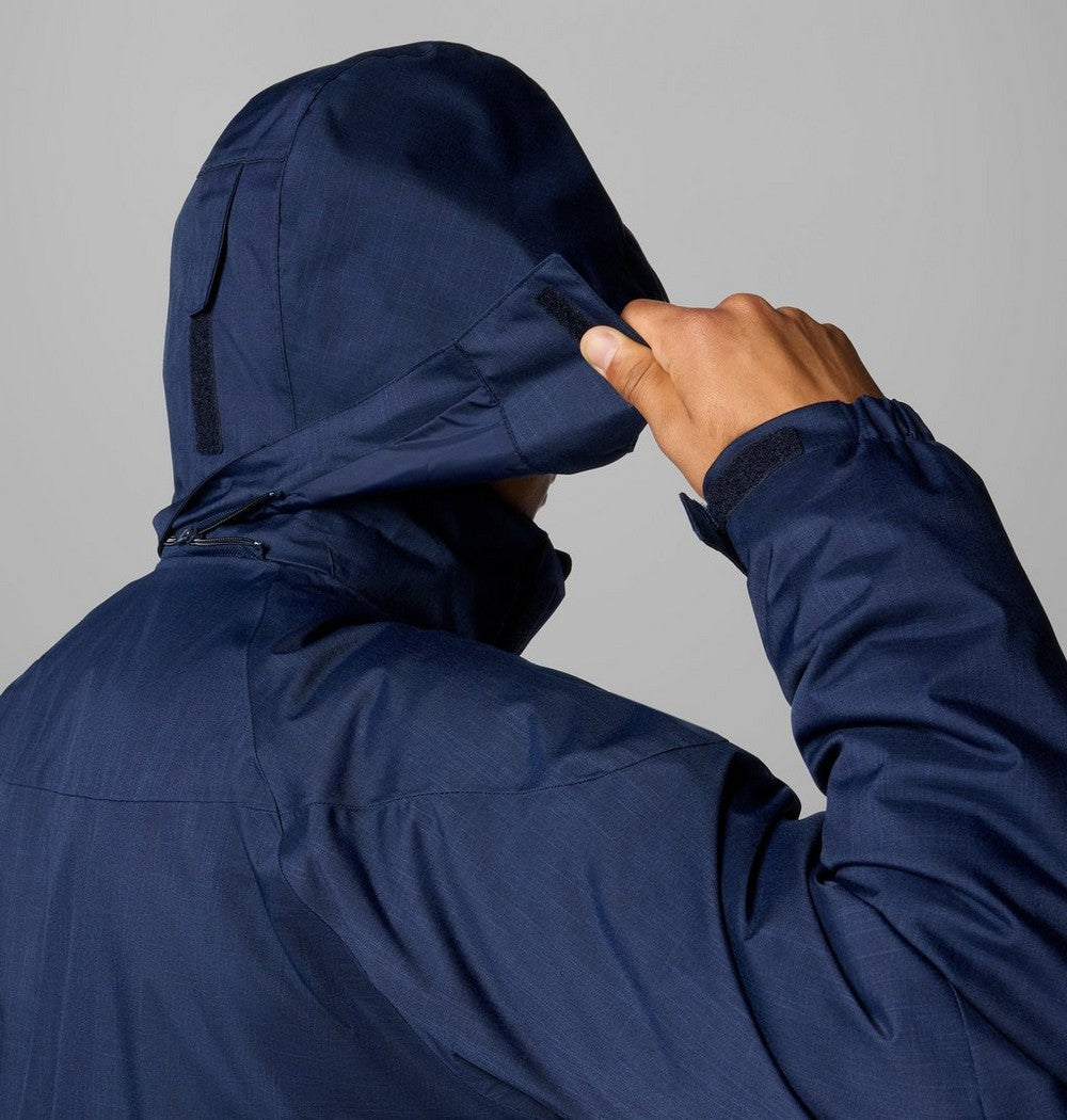 Men's Insulated Ski Jacket - Dark Blue