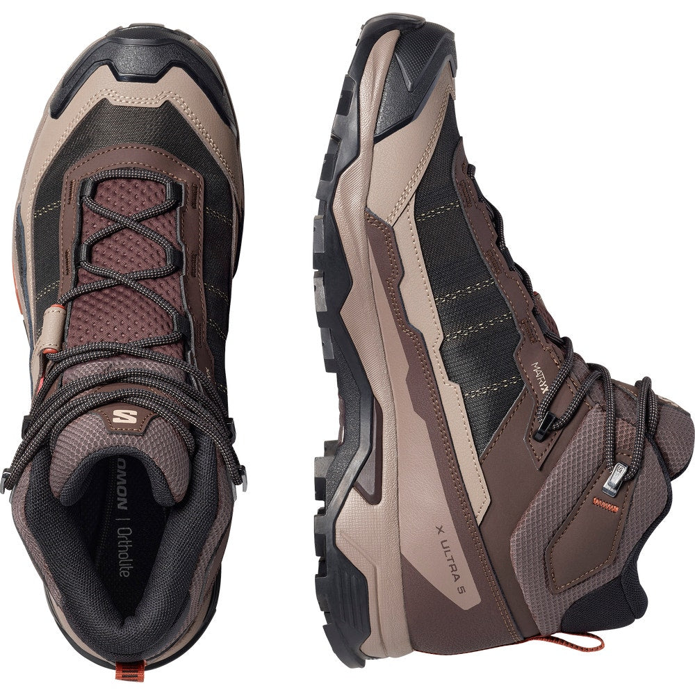 Men's Waterproof Mid Hiking Boots - Gray