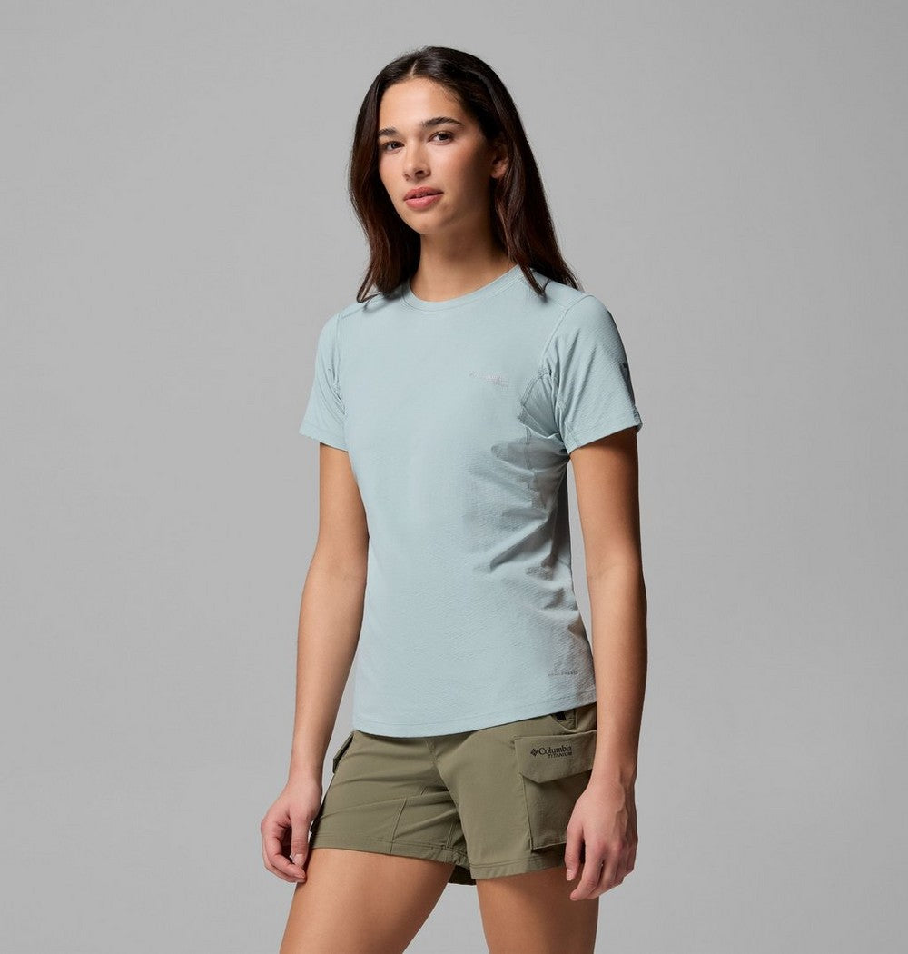 Women's Short-Sleeve Hiking Shirt - Blue