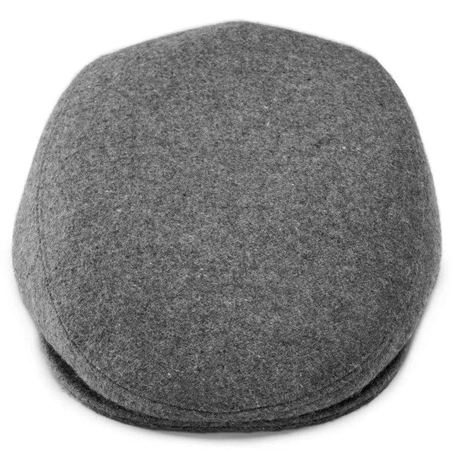 Mirco Grey Melange Moda Flat Cap