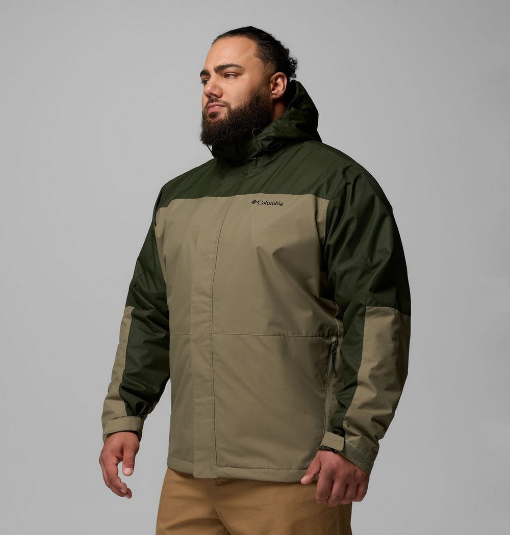 Men's Big 3-In-1 Waterproof Jacket - Green