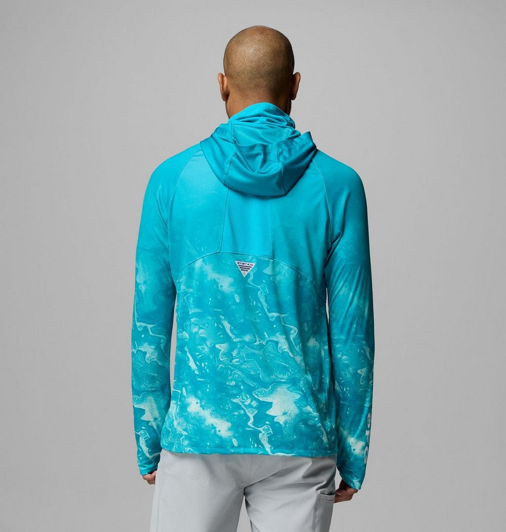Men's Ventilated UPF 50 Sun Hoodie - Teal