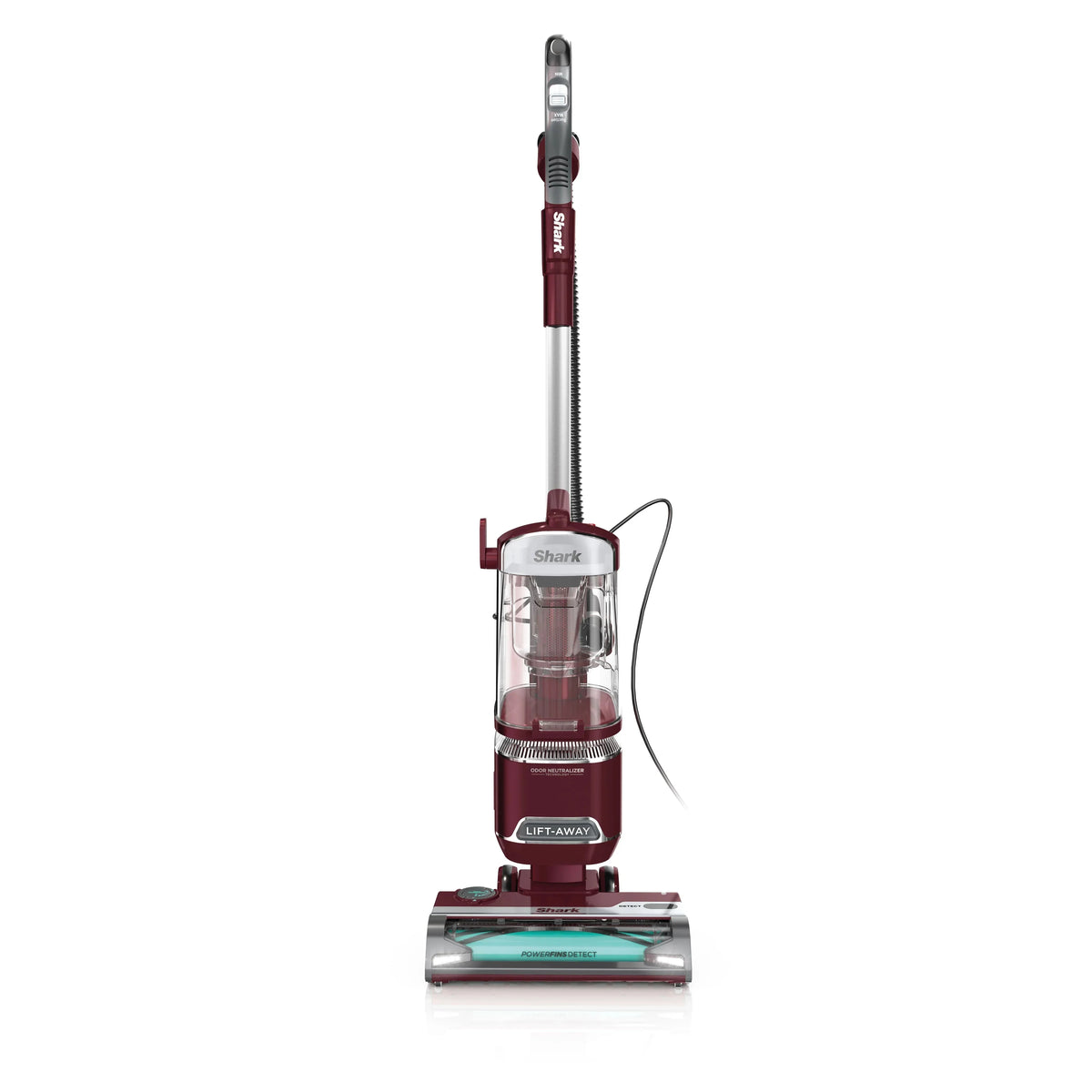 Shark Detect Lift-Away ADV Corded Upright Vacuum With PowerFins Detect And Odor Neutralizer - LA492, Burgundy