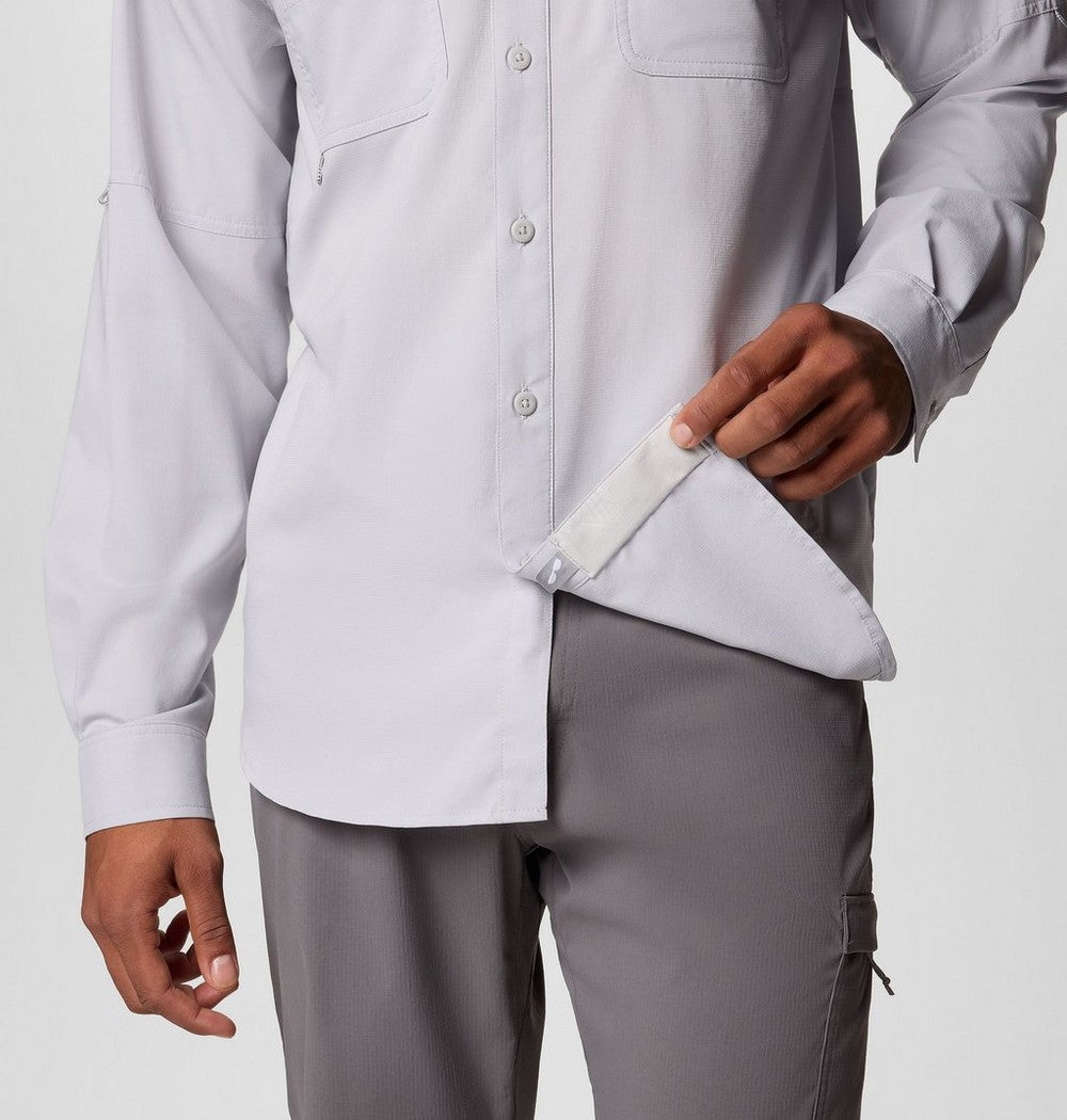 Men's Long Sleeve Fishing Shirt - White