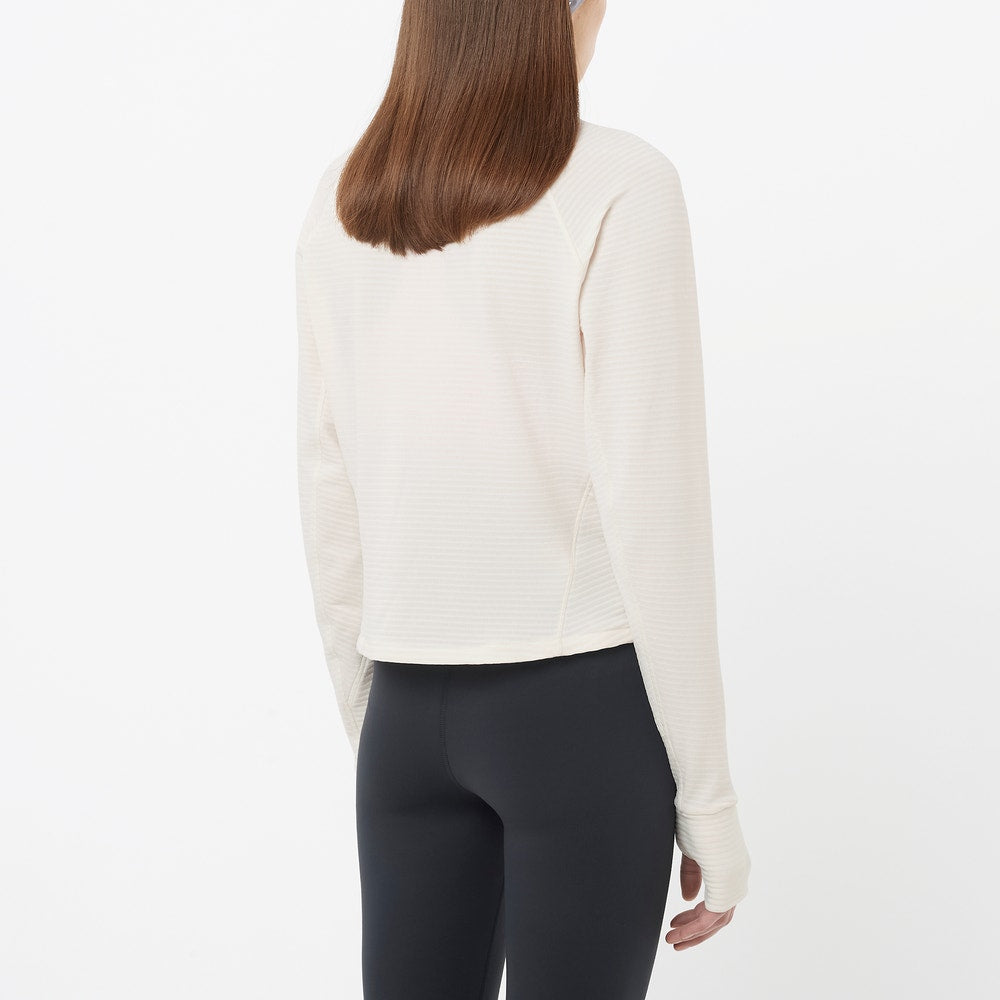 Women's Long Sleeve Fleece Base Layer - Black