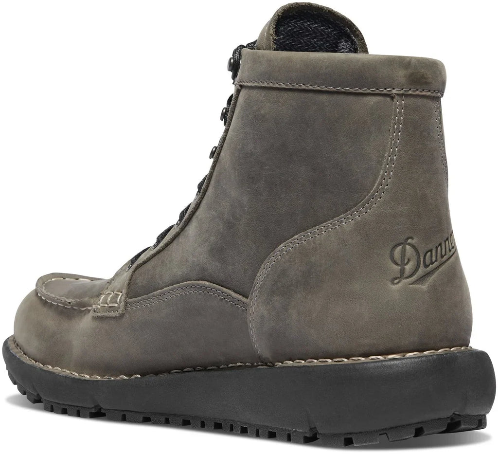 Men's 6-Inch Waterproof Moc Toe Boot - Charcoal