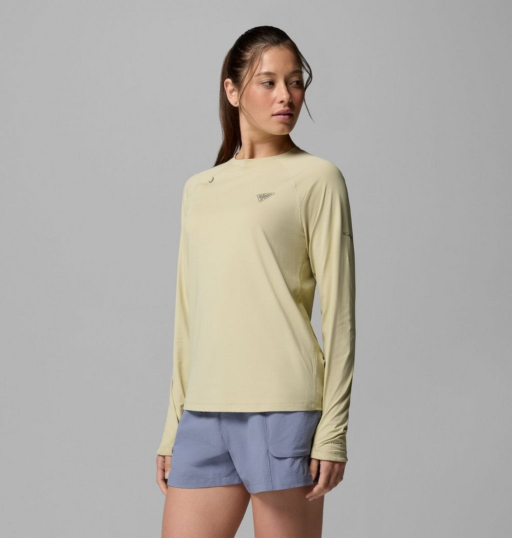 Women's UPF 50 Long Sleeve Sun Shirt - White