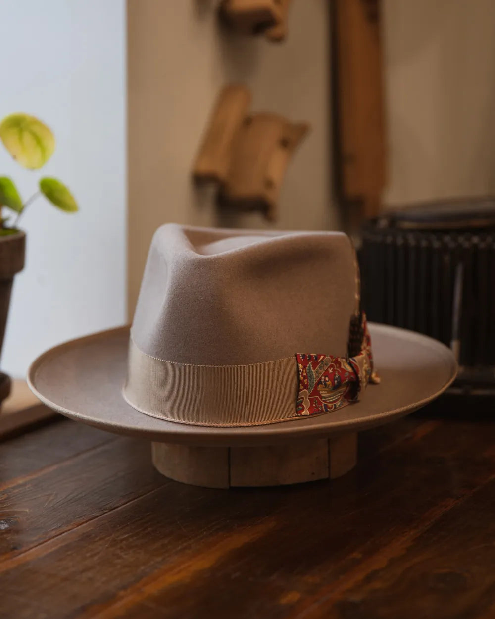 Bespoke Handmade Fedora - Special Hat Band + Feather