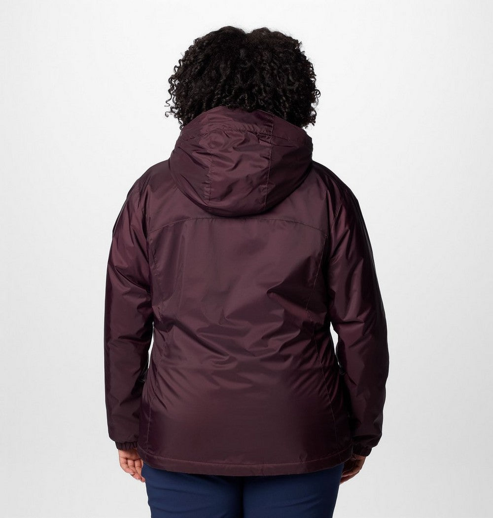 Women's Sherpa-Lined Rain Jacket - Green