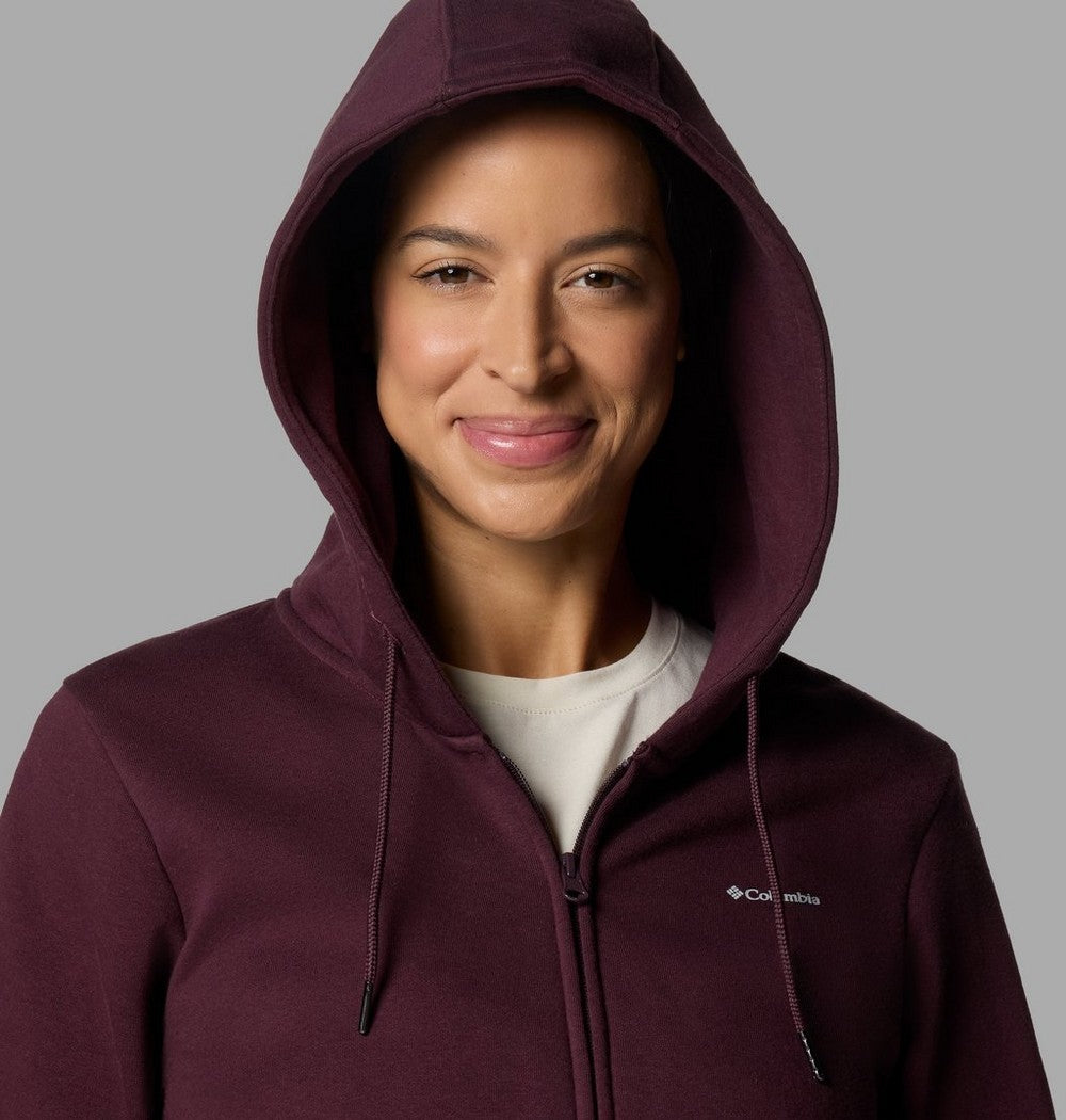 Women's Long Full-Zip Hoodie - Blue