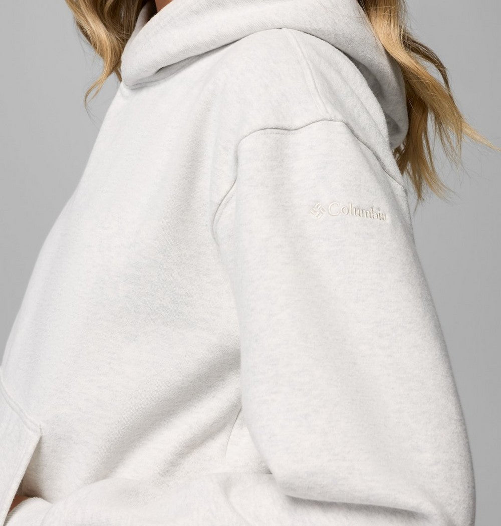 Women's Midweight Cotton Blend Hoodie - Brown