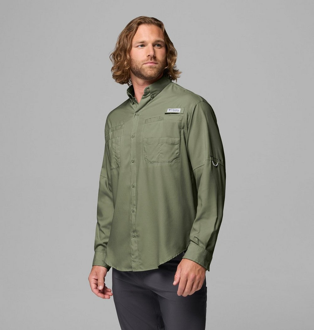 Men's Long-Sleeve Fishing Shirt - Teal