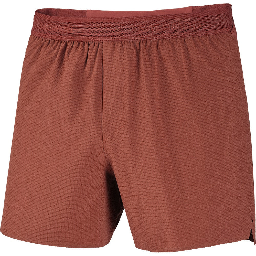 Men's 5-Inch Running Shorts - Brown