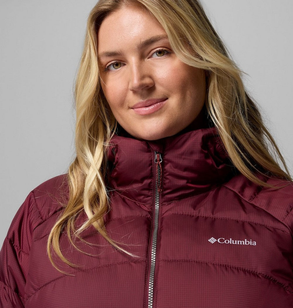 Women's Plus Size Insulated Hooded Jacket - Blue