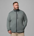 Men's Big Grid Fleece Full-Zip Jacket - Green