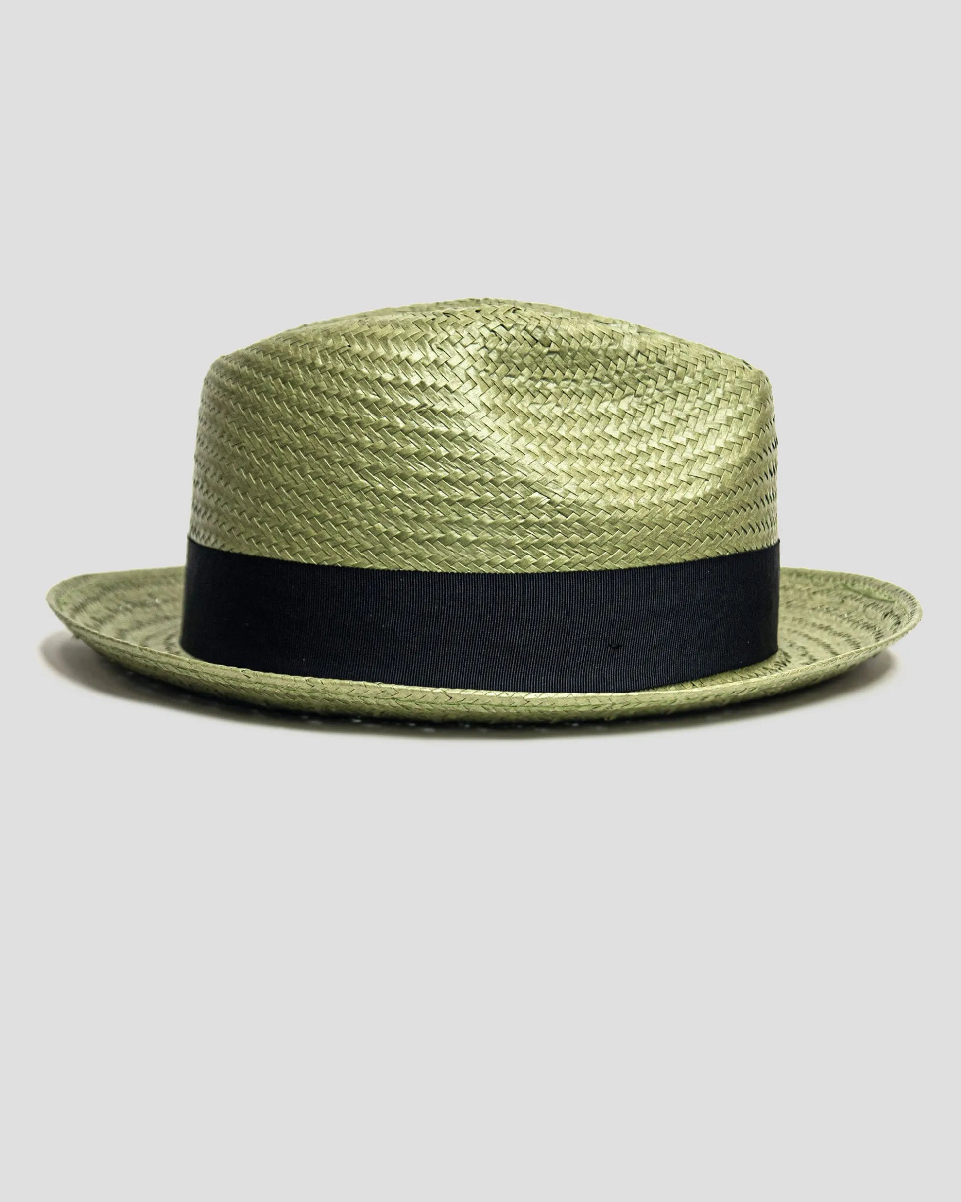 Thread Ranch Straw Thread Bikary Fedora - Avocado
