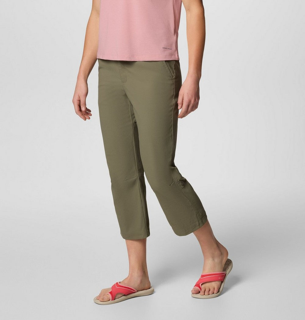 Women's UPF 50 Hiking Capris - Tan