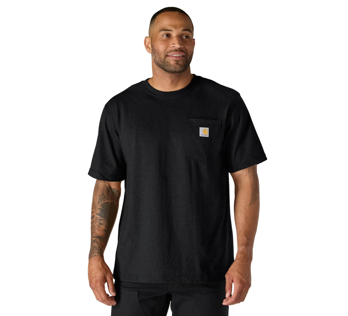 Men's Relaxed Pocket T-Shirt - Black