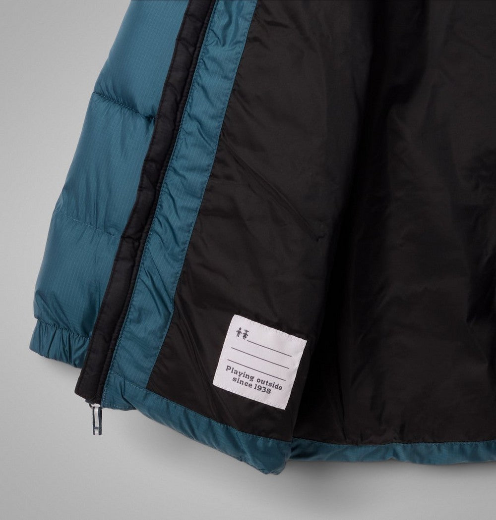Kids' Hooded Insulated Puffer Jacket - Red Black