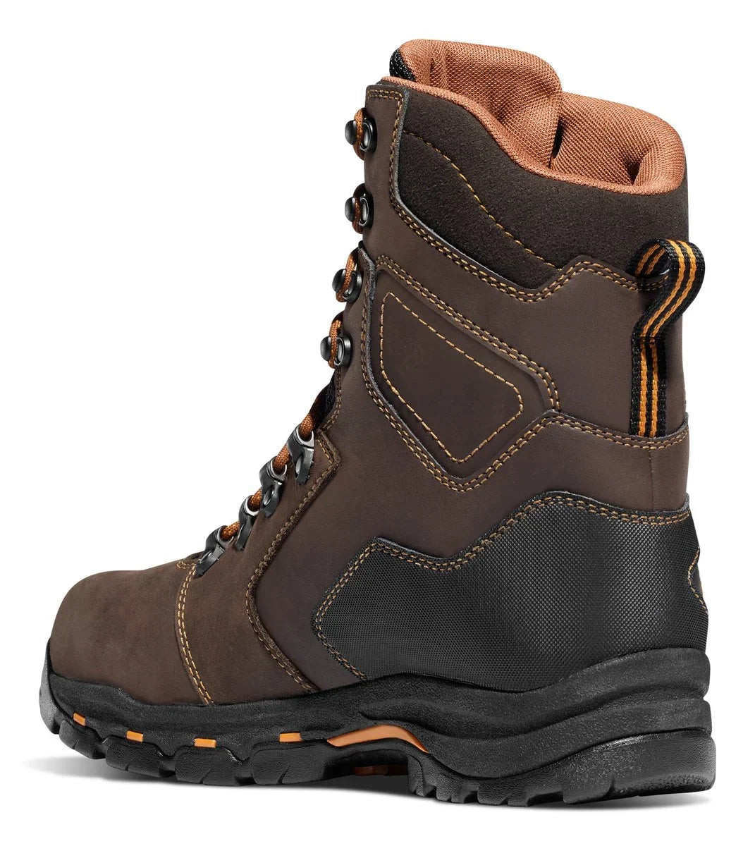 8-Inch Waterproof Composite Toe Work Boot - Brown