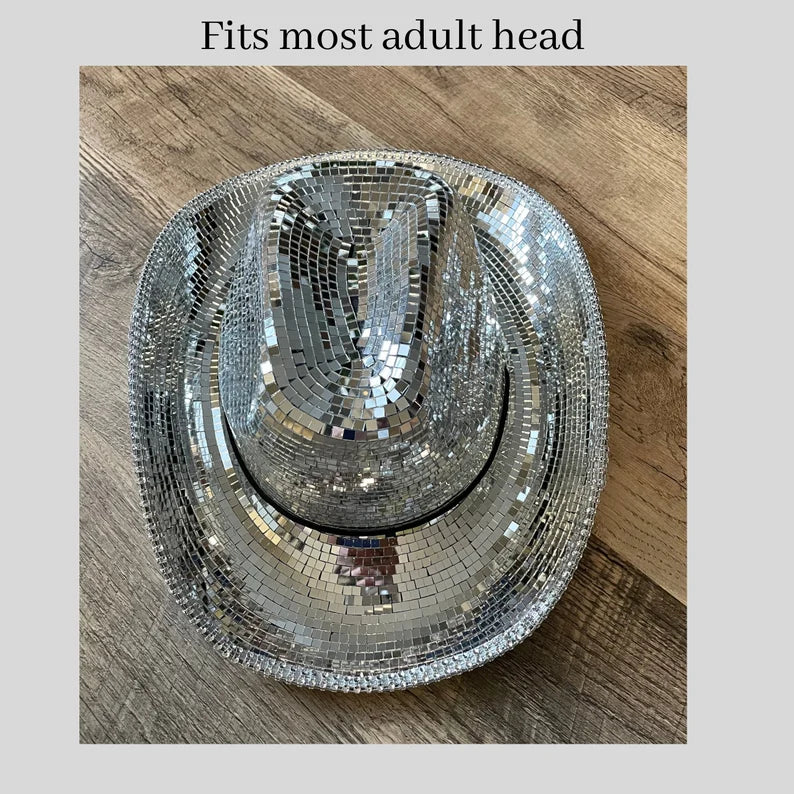 Disco Ball Cowboy Hat