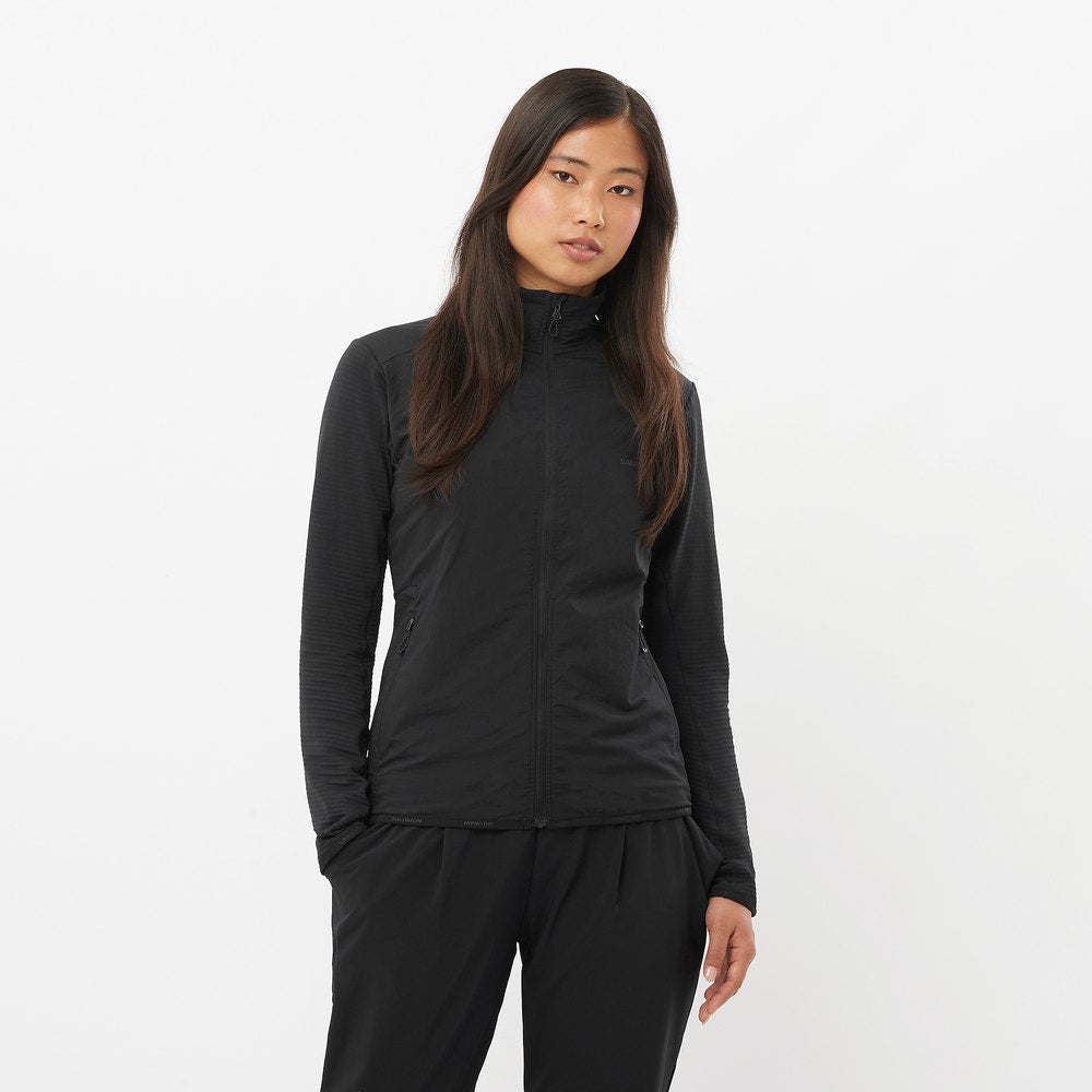 Women's Full-Zip Fleece Hybrid Jacket