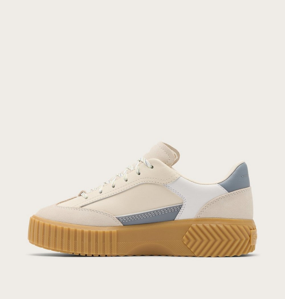 Women's T-Toe Leather Sneaker - Green