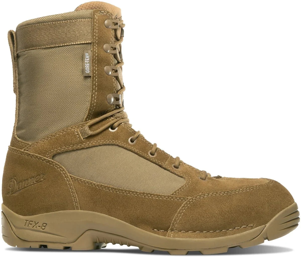 Men's 8-Inch Waterproof Military Boot - Coyote