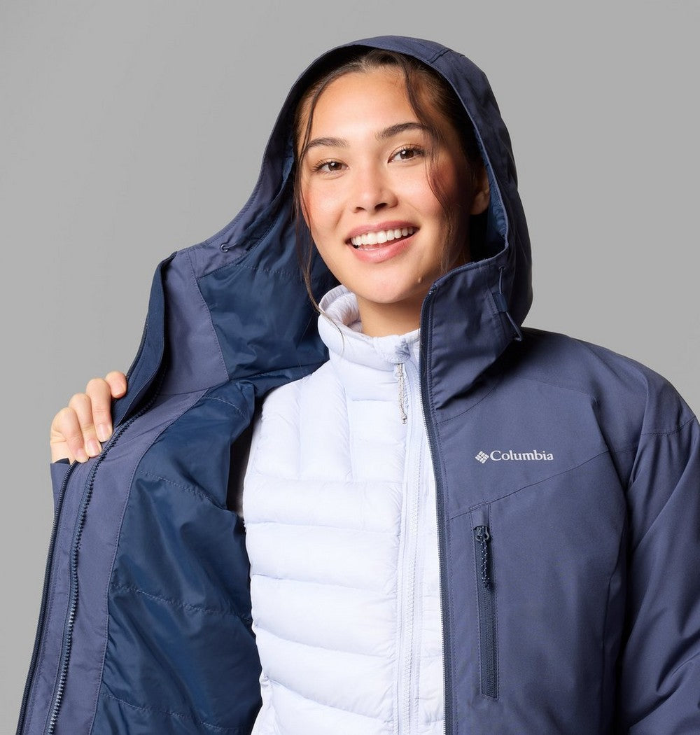 Women's 3-In-1 Waterproof Jacket - Brown