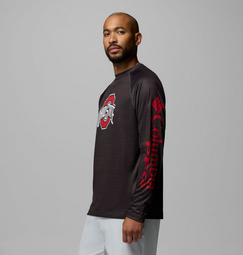 Men's Heathered UPF 50 Team Shirt - Gray