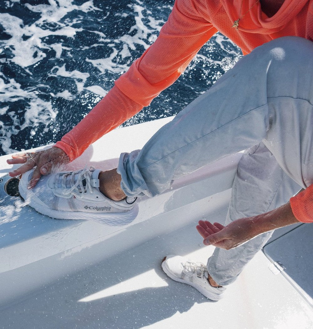 Women's Water-Resistant Fishing Shoe - Grey Peach