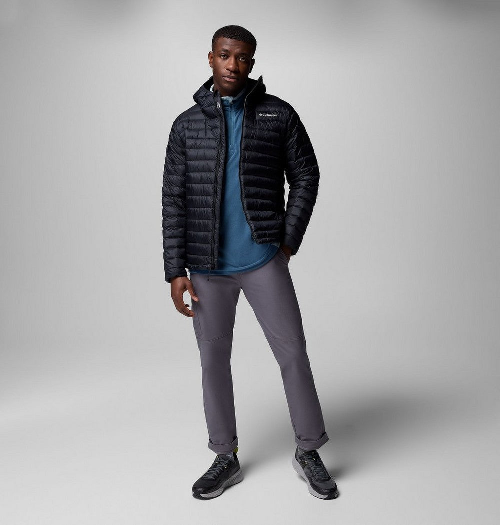 Men's Packable Down Hooded Jacket - Blue