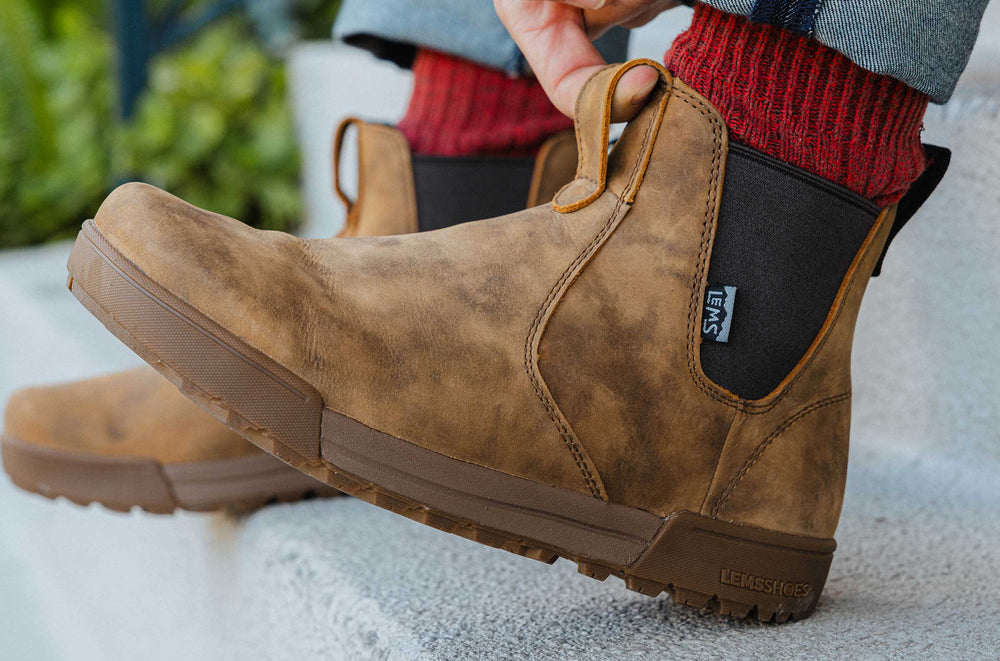 Men's Leather Chelsea Boot - Ash