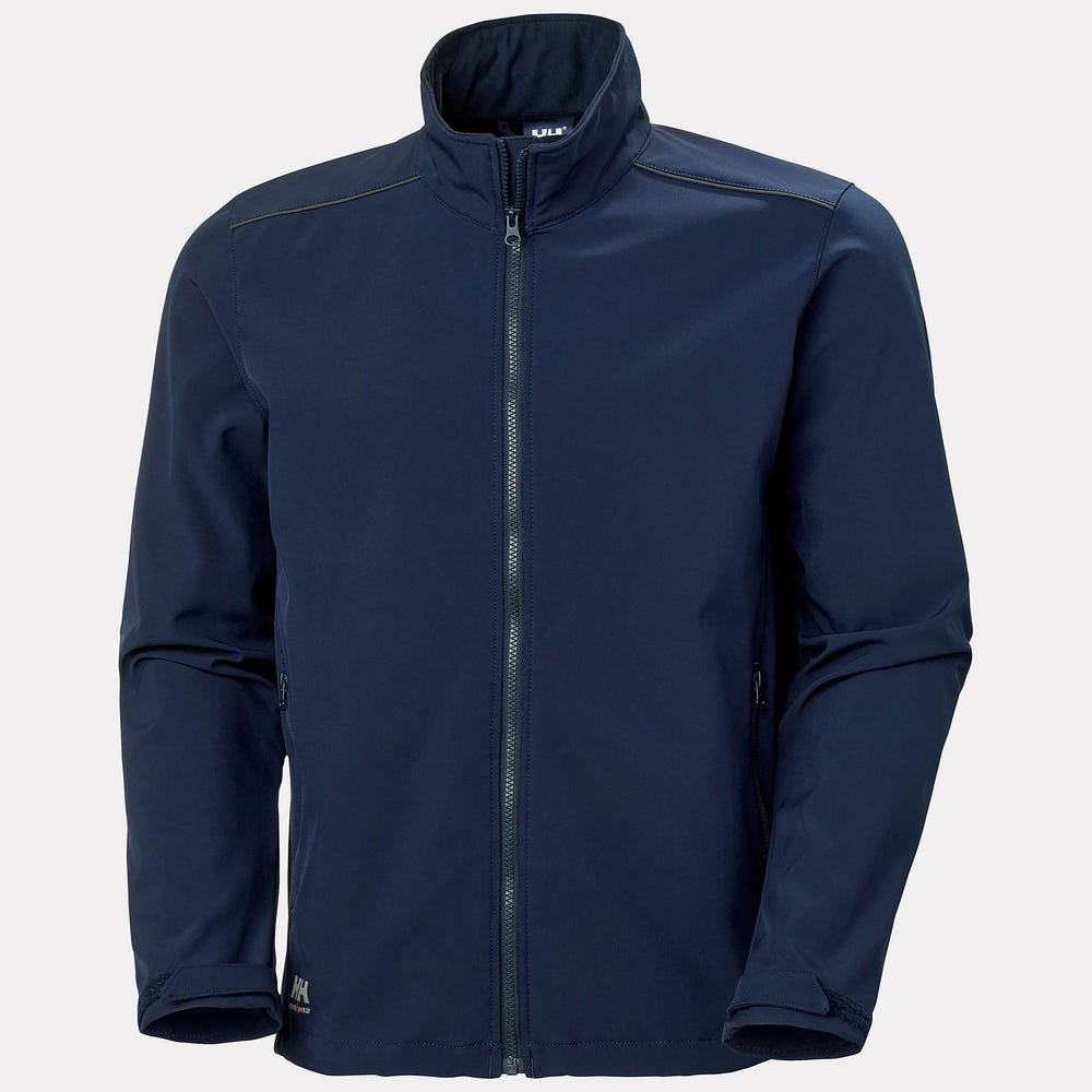 Three-Layer Softshell Work Jacket - Navy
