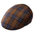 Brown Country Wool Fido Flat Cap