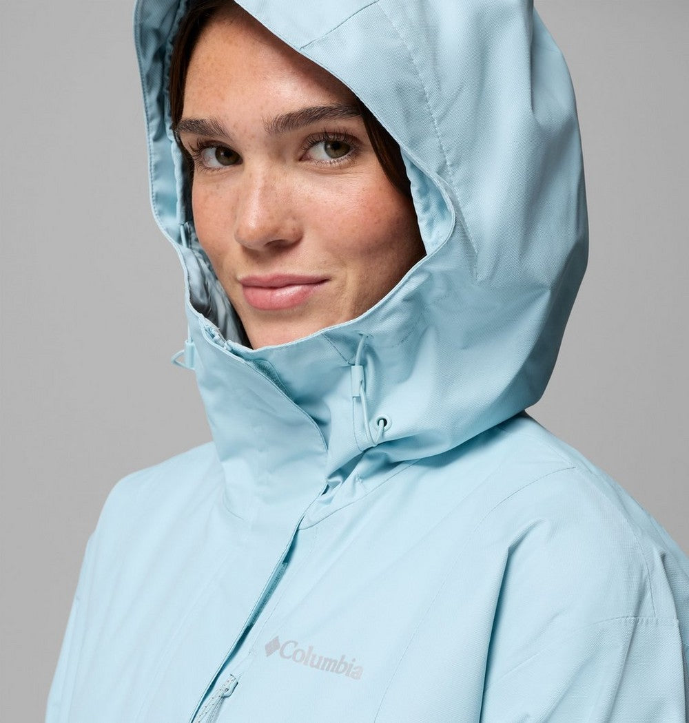 Women's Waterproof Rain Jacket - Coral