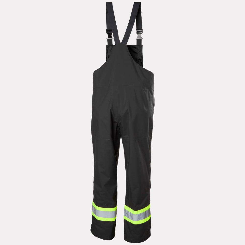 High-Visibility Waterproof Shell Bib Pants - Orange