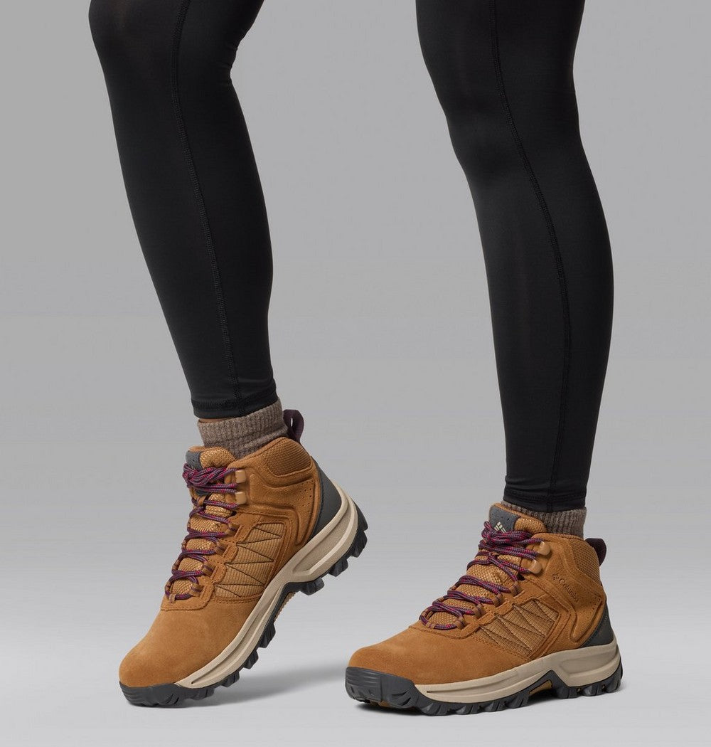 Women's Wide Waterproof Suede Hiking Shoe