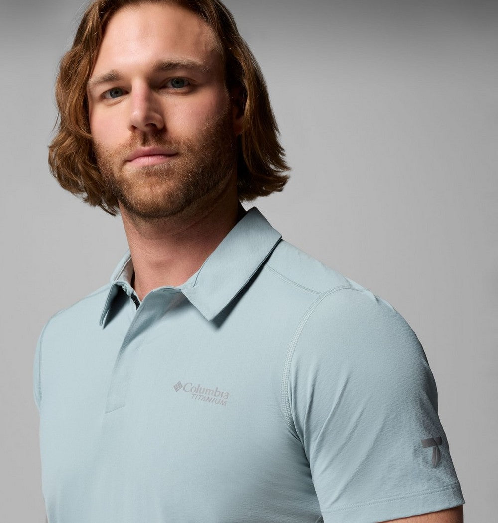 Men's Cooling Sun Protection Polo - Green