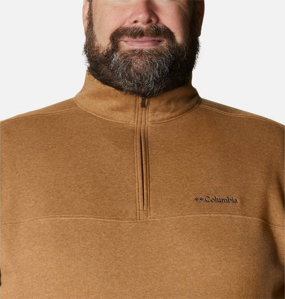 Men's Big Half-Zip Fleece Pullover - Blue