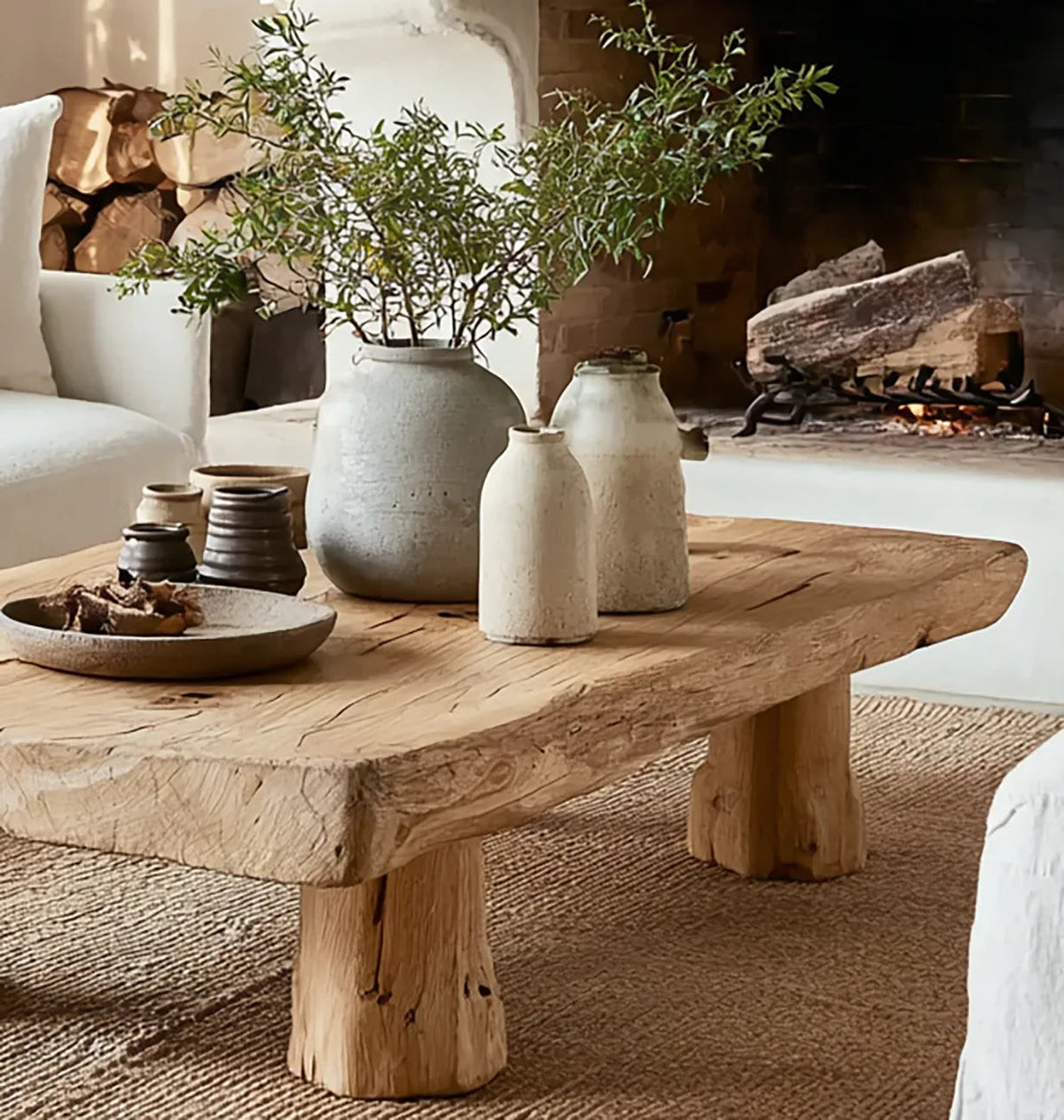 Live Edge Wood Coffee Table