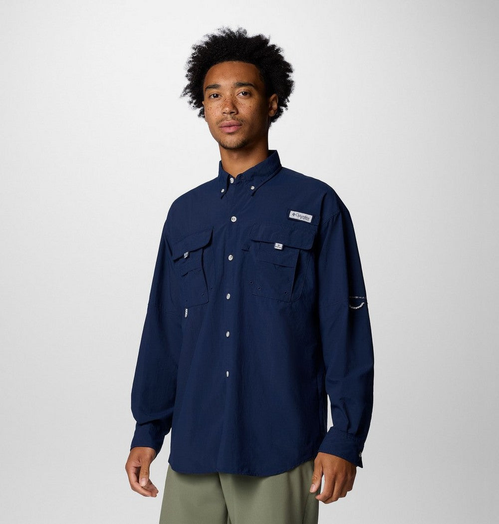 Men's Tall Long-Sleeve Vented Fishing Shirt - Gray