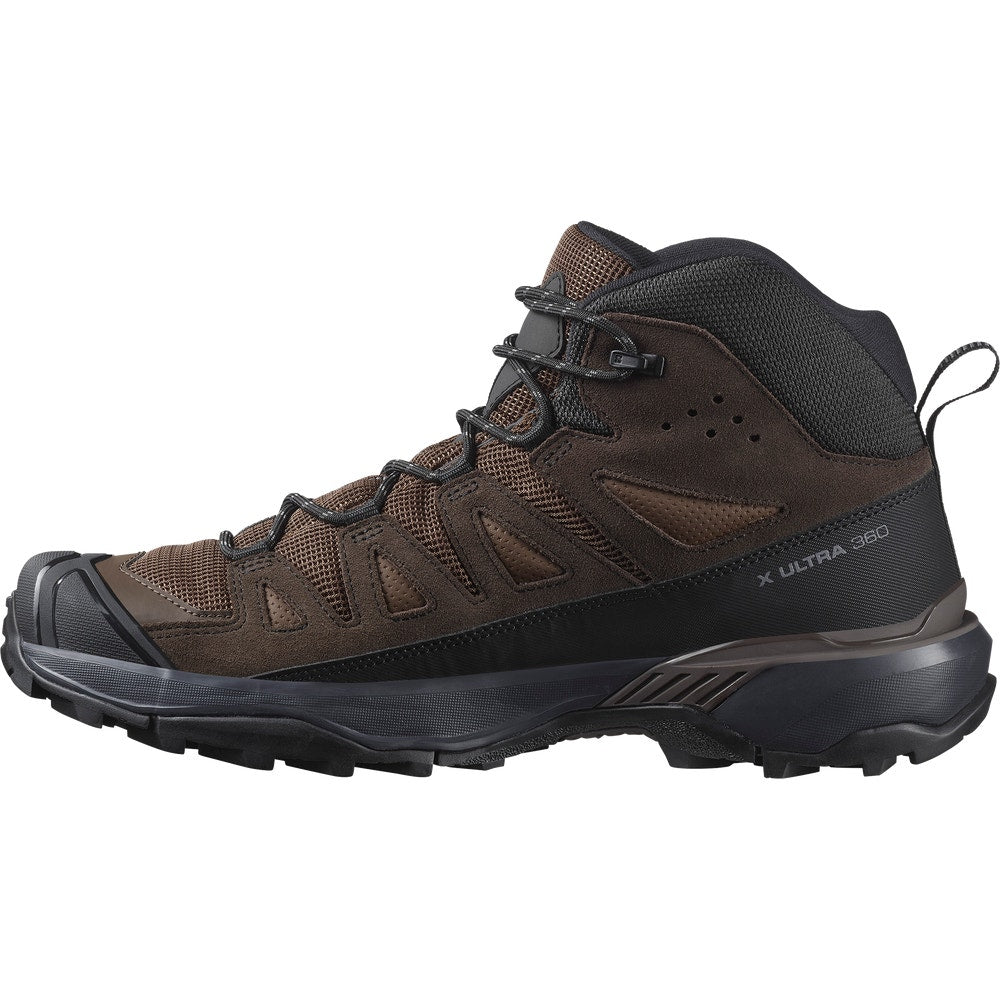 Men's Waterproof Leather Mid Hiking Boots - Tan