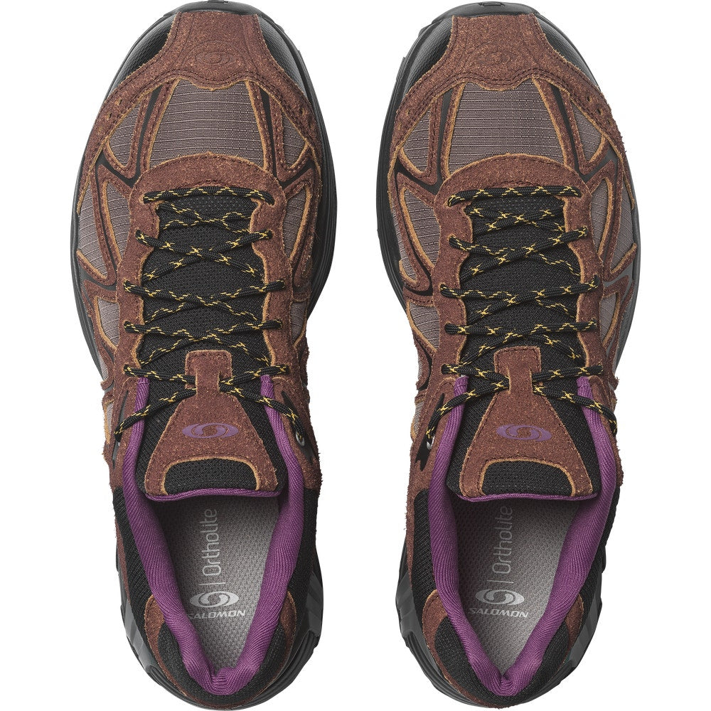 Vintage-Inspired Trail Sneaker - Brown