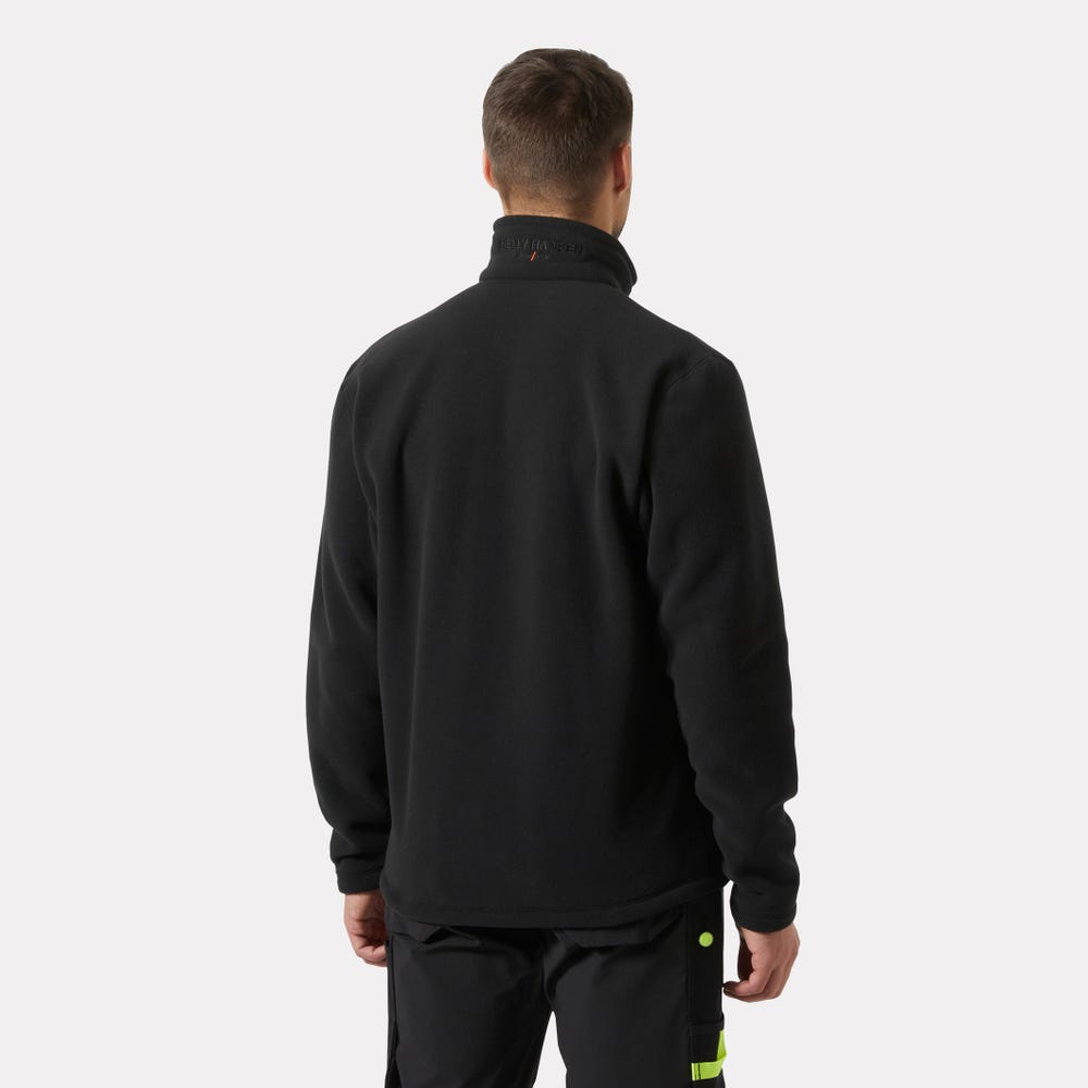 Recycled Fleece Work Jacket - Dark Gray