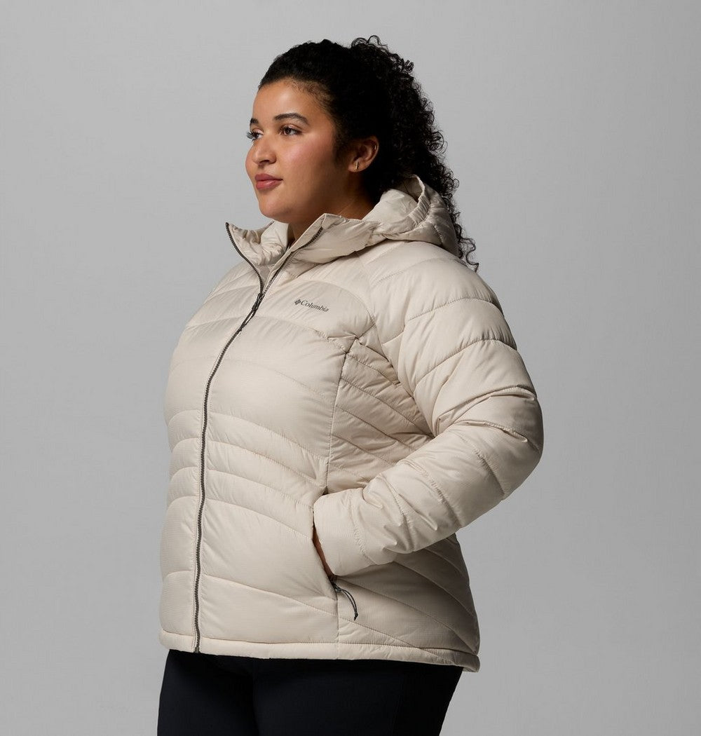 Women's Plus Size Insulated Hooded Jacket - Blue