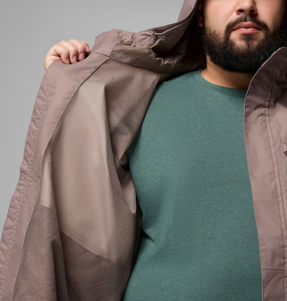 Men's Big Waterproof Rain Jacket - Red