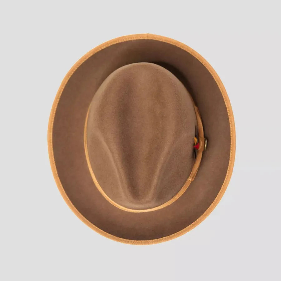 Trilby Fedora - Brown