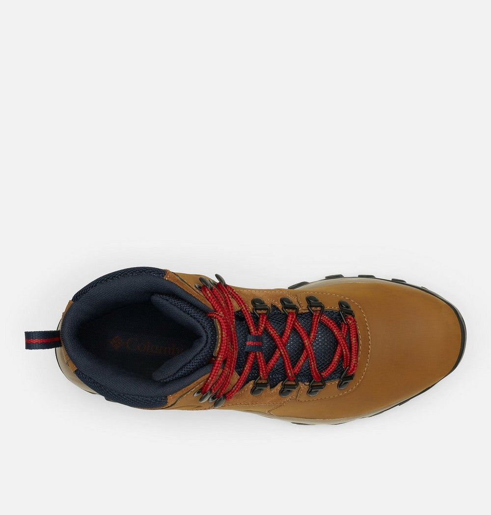 Men's Wide Waterproof Hiking Boot - Tan Blue